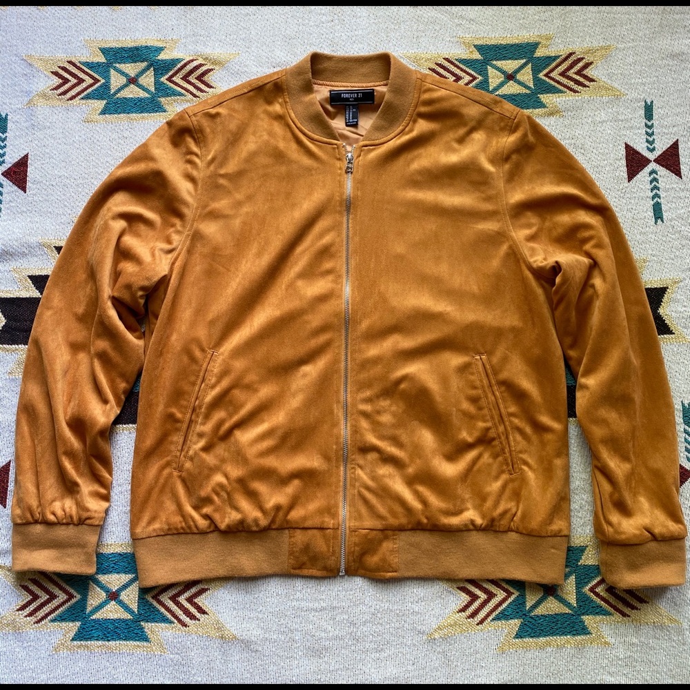 Forever 21 Retro Style Vintage 70s Shag Jacket XL